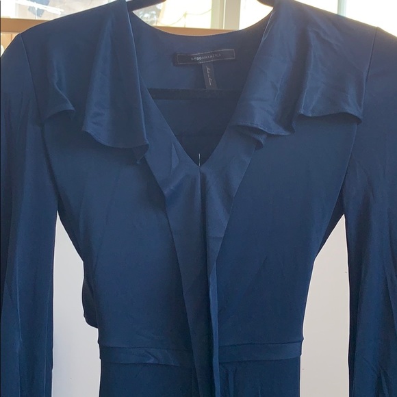 Bcbg Navy Open Back Dress - Picture 4 of 7